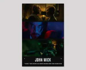 John Wick - Movie Poster Print | Minimalist Movie Poster | Wall art #50