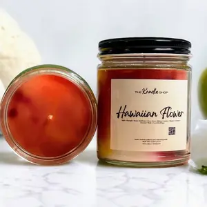 MARBLED CANDLE, VARIOUS FRAGRANCES, MADE WITH COCONUT APRICOT, UNIQUE COLORS, PERFECT FOR GIFT Aroma Decor premium candle