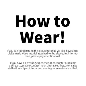 【Don'buy -How to wear a ponytail】 We have only made tutorials for wearing ponytails in the form of pictures and videos.