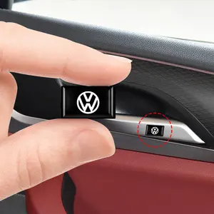 10/20PCS Resin 3D Styling Car Epoxy Emblem Stickers Decor Accessories For Volkswagen R GTI Golf Caddy Passat b6 Tiguan Polo Automobile parts