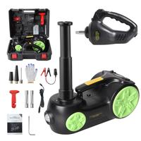 New Black-Green Jack + Electric Wrench Set