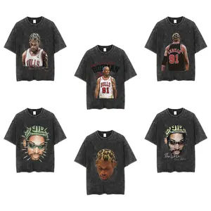 Higuruma Guilty Anime Acid Wash Shirt - Retro Vintage Streetwear, Heavy Cotton Oversized Tee, Jujutsu Kaisen Deadly Sentencing Graphic T-Shirt Menswear Top