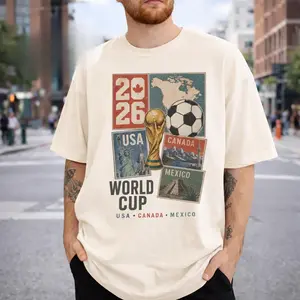 2026 Soccer Cup Shirt, Soccer World Tournament Shirt, International Game Day Tees, Usa Canada Mexico Football T-shirt, Sports Fan Gift
