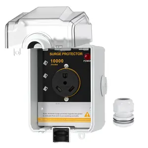 30Amp RV Power Outlet Box with Surge Protector (10000 Joules),with Surge Protection for RV Campers,UL Listed.(NEMA TT-30R Box)