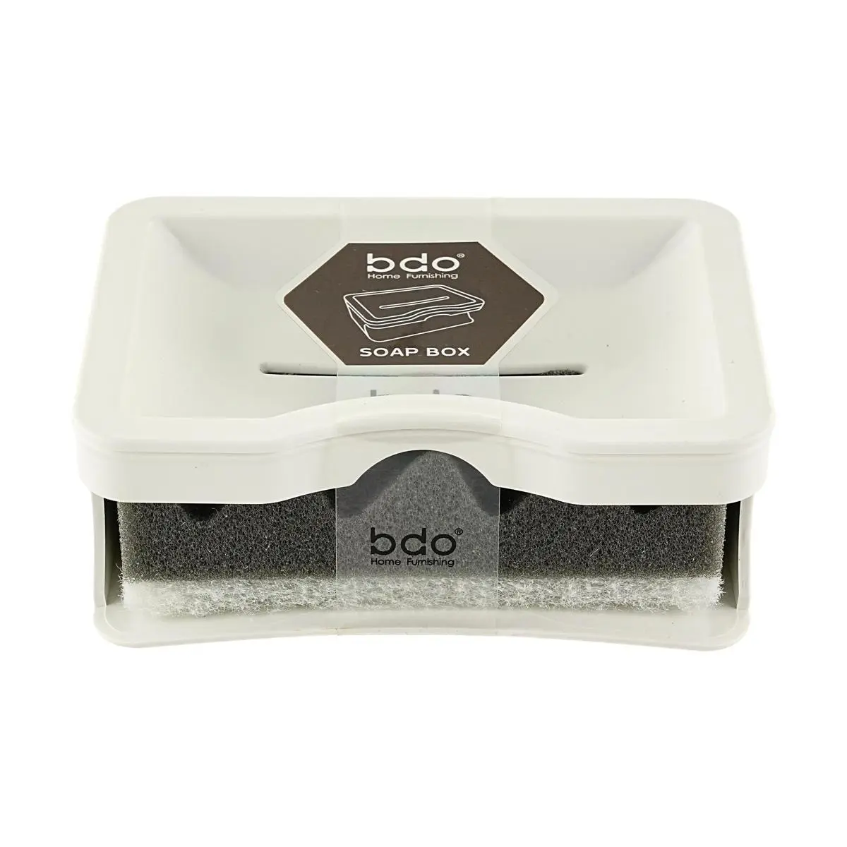 BDO Double Layer Soap Dish Holder - Random Mixed Colors (White, Pink) - Draining & Ventilated Design for Bathroom & Kitchen