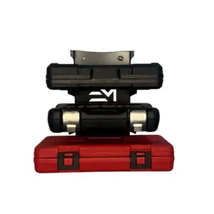 Universal Drill Bit Storage Rack: Powder-Coated Steel, Holds 3 Cases