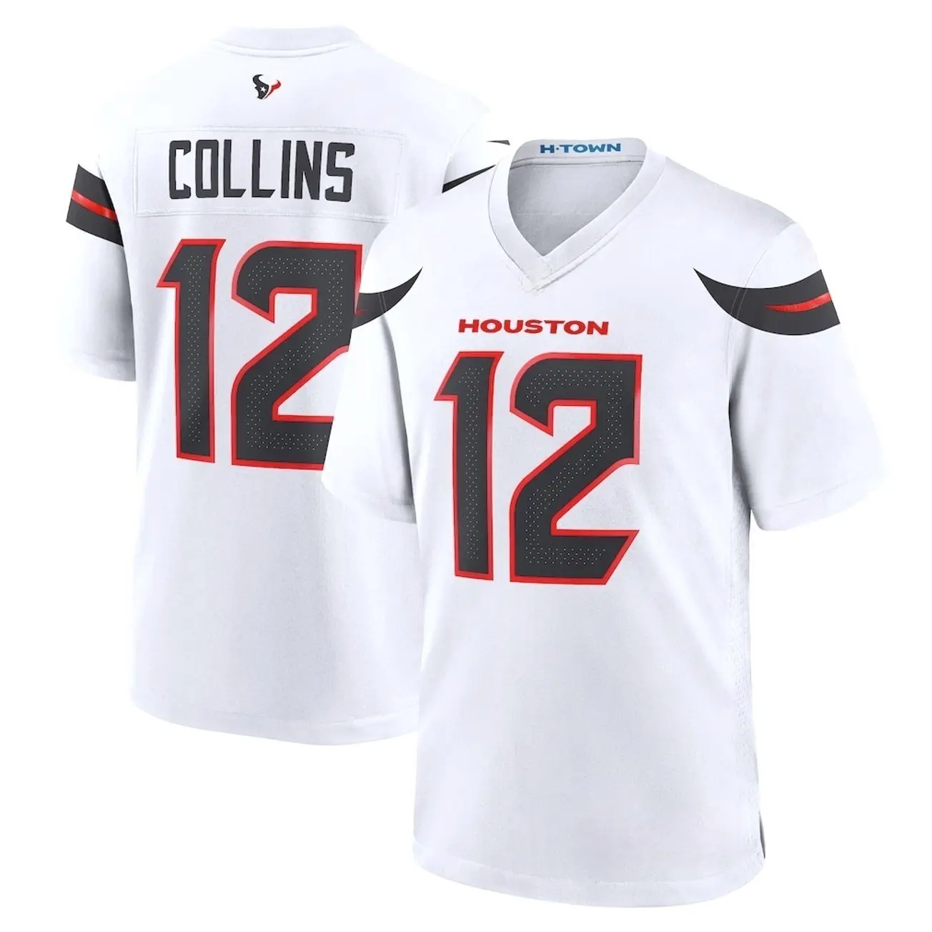 Unisex Football inspired by Collins 12 Alternate Game Jersey - White