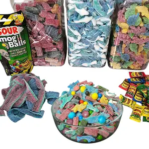 Aliens Poop Nuclear Sour Candy Mix Challenge 1 Pound | 6 Different Extreme Sour Candy Mix
