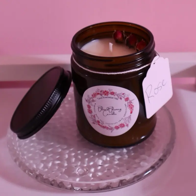 Rose Candle