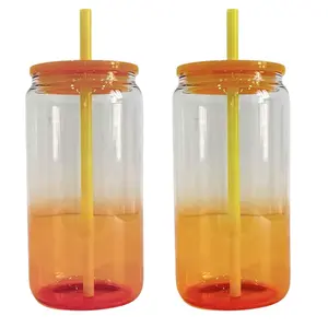 Set of 2 Glass Tumblers 16 oz – Design Chosen During LIVE
