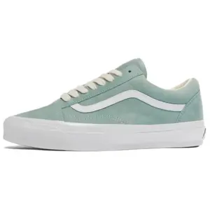 Vans Old Skool 36 Low-Top Skate Shoes for Men and Women – Comfortable, Cushioned, Durable, Blue and White Verifiable, with credentials and supporting global authentication