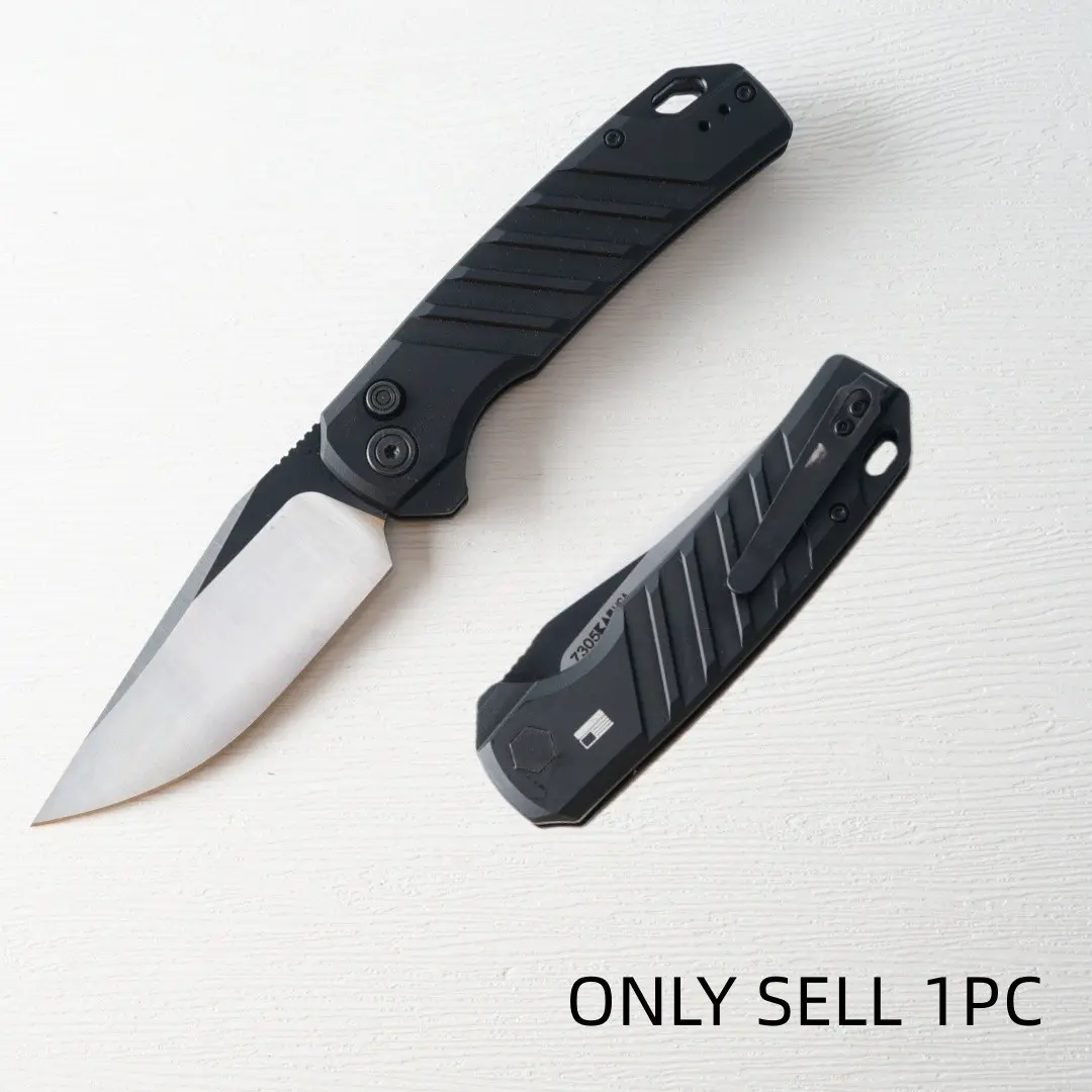 1pc 7305 Folding Knife, Edc Tool, Pocket Knife, Fruit Knife, Kitchen Knife, Lightweight, Men's Gift, Holiday Present, Lightweight Tools