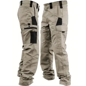 Men's Tactical Cargo Pants - Zipper, Combat, Performance Styles with Multi-Functional Zippered Pockets for Hiking, Construction, All Seasons, Zipper Men's Pants, Combat Men's Pants