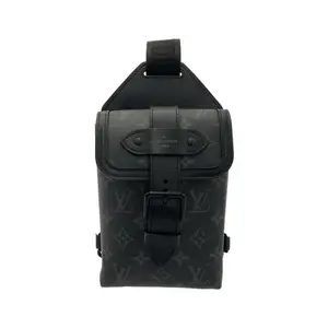 Pre-owned Louis Vuitton Canvas Shoulder Bags Monogram Eclipse Samour Slingbag Shoulder Bag