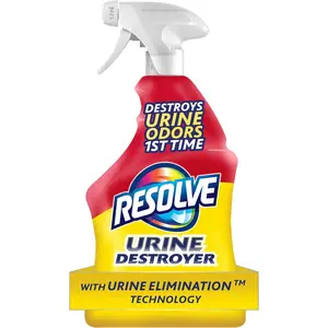 Resolve Urine Destroyer Spray – Pet Stain and Odor Remover, Carpet Cleaner Solution for Cat and Dog Urine, 32 Fl Oz