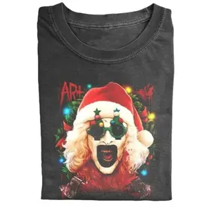 Terrifier 3 Milk And Carnage Shirt , Scary Clown tshirt, Halloween tshirt, Horror Movie T-shirt, Horror Film Round Neck, Christmas tshirt