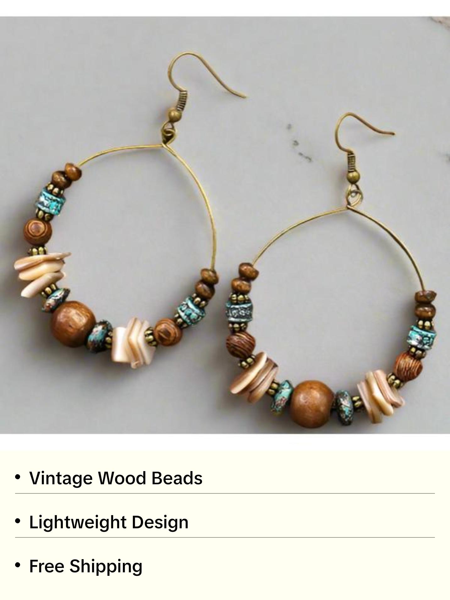 Bead Drop Earrings