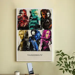 #Thunderboltss (2025) Movie Poster-High Quality Canvas Movie Poster - Wall Art-Home Decor - SuperHero Poster