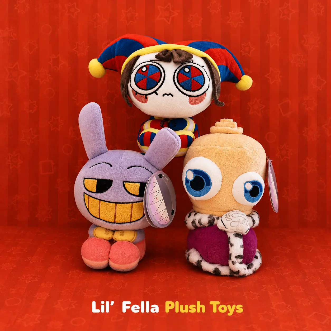 The Amazing Digital Circus Lil' Fellas Plush Toy The Amazing Digital Circus Lil' Fellas Plush Toy