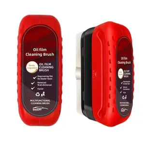 Car Glass Cleaning Agent, 1 Count Multifunctional Car Oil Film Remover, Car Screen Cleaning Brush, Window Cleaning Tool for Car, Car Cleaning & Care Fluids