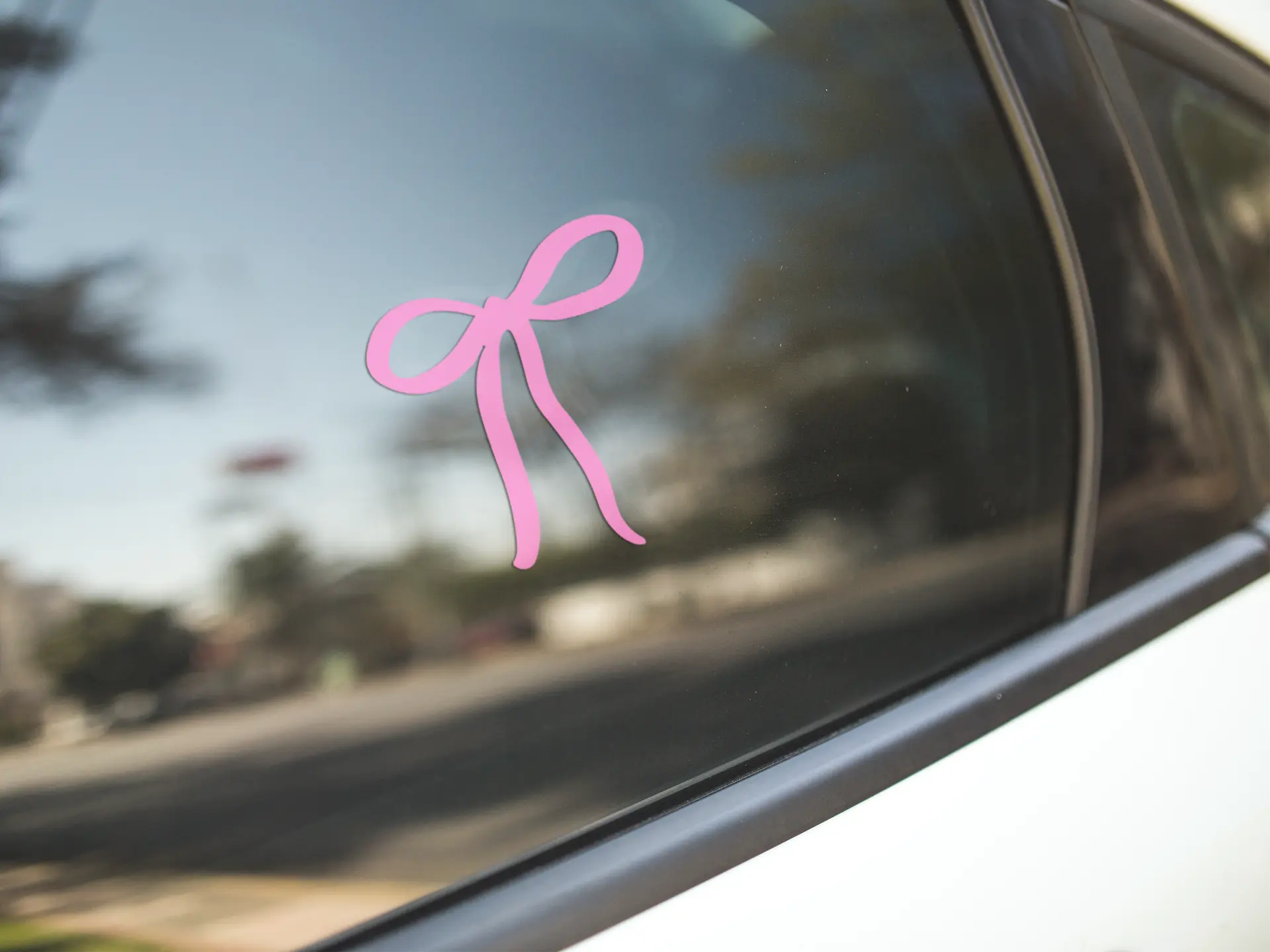 Coquette Bow Vinyl Decal for Car, laptop decal, car accessories, Window Sticker