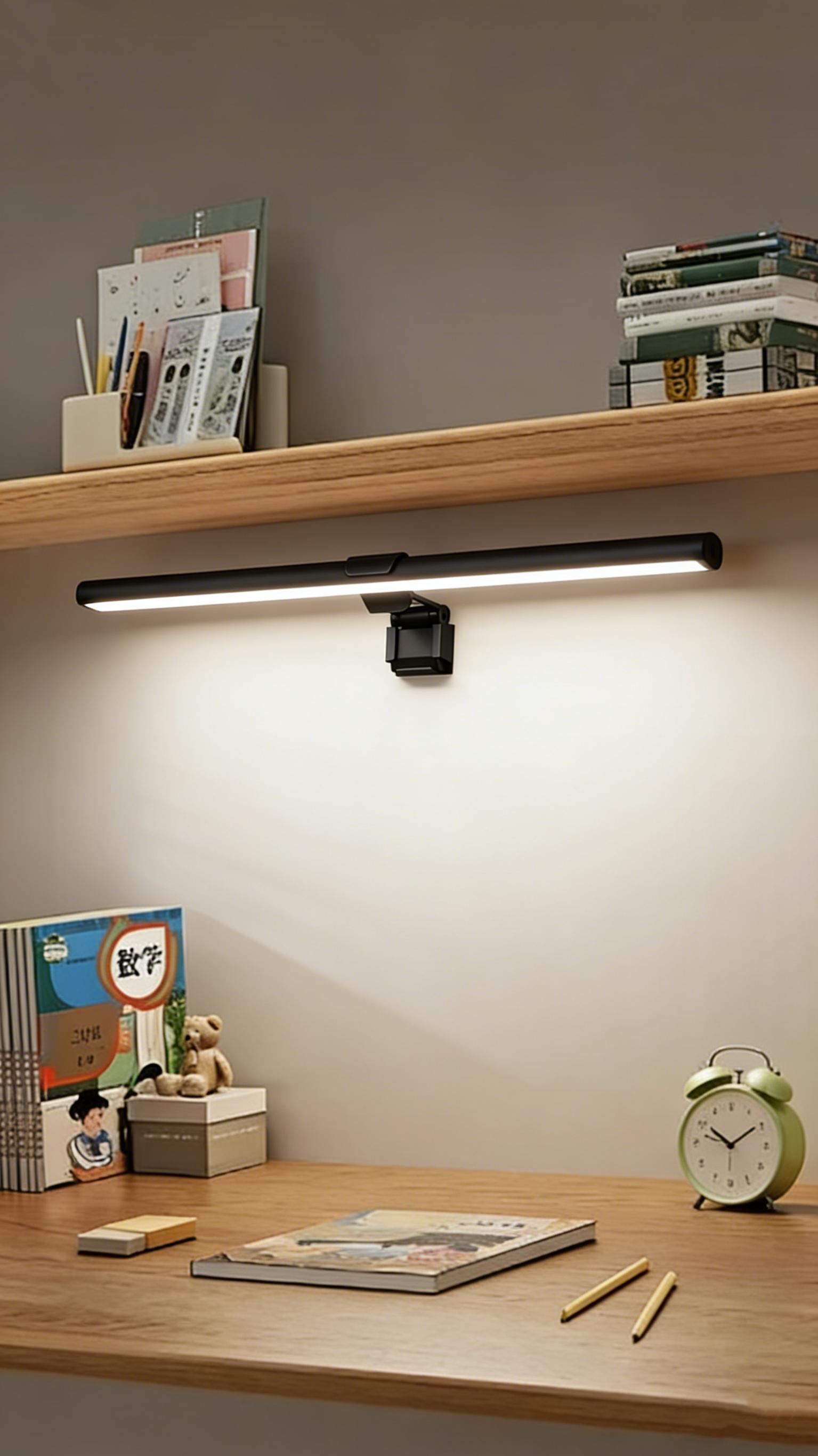 Desktop desk lamp, makeup desk lamp, multi scenario application, CRI>90 USB LED mirror light strip, 3 color temperatures, touch stepless dimming memory, bathroom vanity dimmable desk lamp, lights up every corner of the home