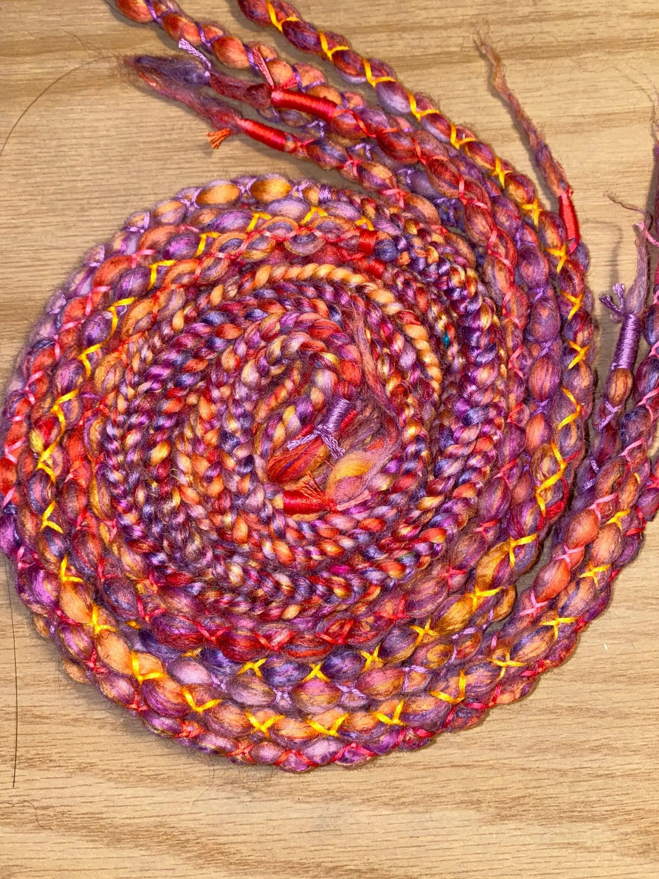 Sunset wool locs