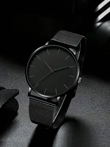 Fashionable casual temperament business watch simple and fashionable men's watch Quartz Watch