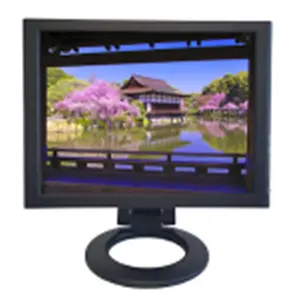 ViewEra  15 in. LCD & LED Security Monitor Black with HDMI, BNC VGA & Speakers