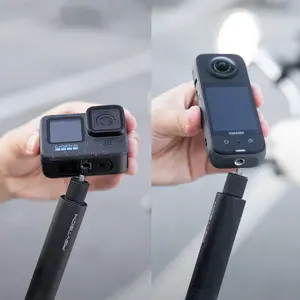 PGYTECH Selfie Stick Mount for Xtra Sphra360 – 96cm Extendable Pole, 1/4” Standard Mount, Aluminum Alloy for 8K 360 Action Camera