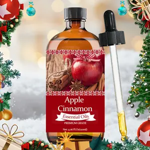 Christmas Diffuser Oil 120ML Premium Aromatherapy Essential Oils, Home Fragrance Air Purifier Supplement for Car & Humidifiers, Floral Scent