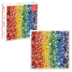 Rainbow Marbles 500-Piece Jigsaw Puzzle