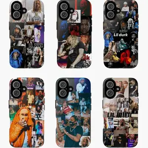 6 Styles Lil Durk Rap Collage Phone Case Drill Hip Hop Aesthetic Gift For iPhone 11-17 Pro Max/Plus & Samsung Galaxy S23-S25