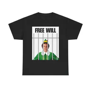 "Free Will" Tee, Unisex T-Shirt for Humor Lovers, Sarcastic Gift, Cotton Shirt, Graphic Tee, Joke Tee, Men & Women Apparel Men's