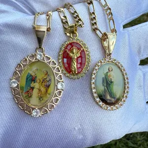 Saint Necklaces for Him or Her - Elegant Pendant Necklaces with Unique Designs and Decorative Elements necklace