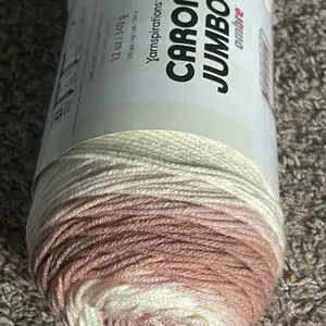 1 Roll of Caron Jumbo ombré yarn, 340g/12 oz - 100% Acrylic - 595 Yards - Knitting/Crochet
