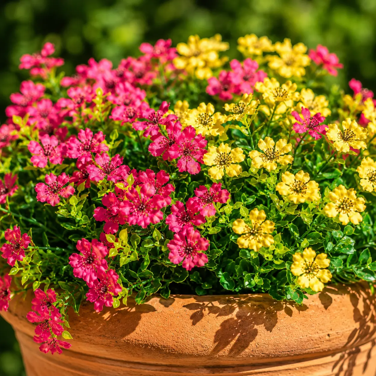 6/12/24 Pack 13-Inch UV-Resistant Artificial Flowers for Outdoor Planters, Lifelike Mixed-Color Low-Maintenance Faux Plastic Flower Bundles for Front Porch, Patio, Garden, Window Box, Backyard, Home, Party & Wedding Decor