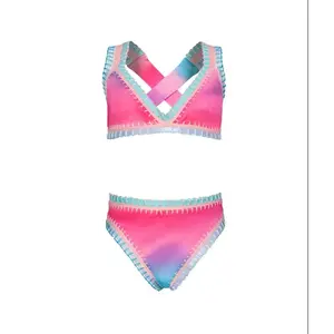 PQ Swim Dreamy Rainbow Embroidered Bikini