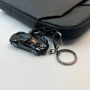 Sleek Sports Car Model with Free Keychain, Hyper-Real Details, Smooth Finish, Perfect Scale, Must-Have for Car Fanatics and Collectors