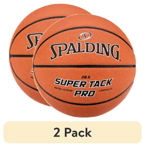 (2 Pack)  Super Tack Pro Indoor and Outdoor Basketball - Size 6, 28.5"
