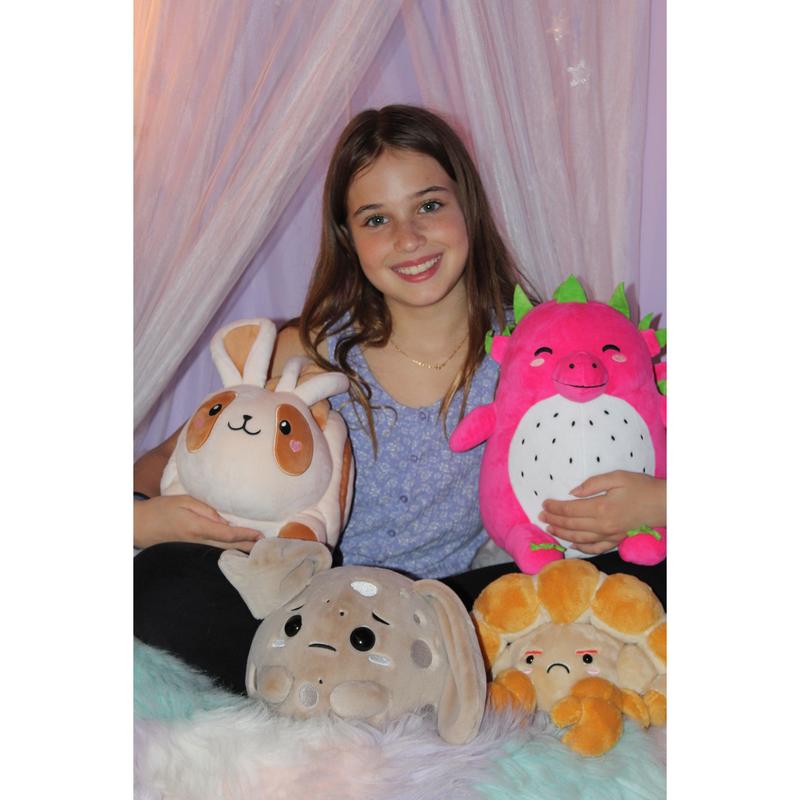 Core Four Plush Bundle - Luna, Peeko, Dulce, and Claude - Quirky Friends Set - Handcrafted Premium Soft Plush - 16 x 12 x 10 inches - CPC Certified - Perfect for Home Decor