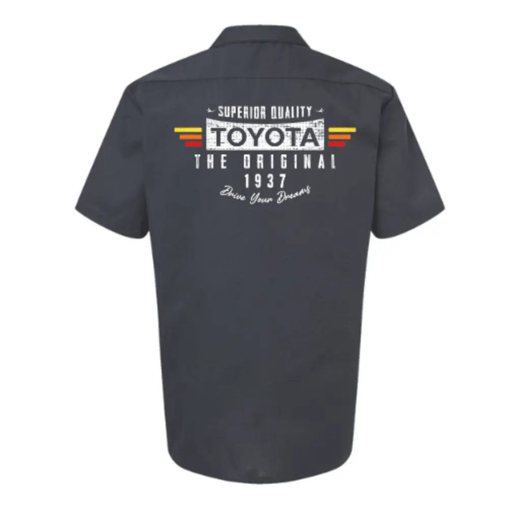 Toyota TRD Work Shirt – Performance-Driven Gear for Men Fabric Menswear