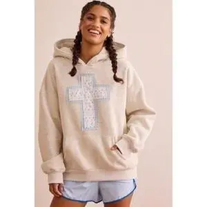 Altar'd State Stitched In Faith Women's Hoodie