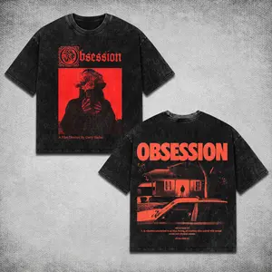 Obsession Movie 2026 Shirt, Gothic Horror Graphic Tee, Double Cotton T Shirt, Vintage Thriller Movie Tee, Fast Shipping!