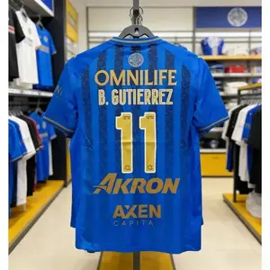 Chivas de Guadalajara 25/26 Third Away Soccer Jersey – Blue Gold LIGA MX Football Shirt, Fan Version Athletic Streetwear