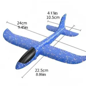 Elastic Plane for Boys and Girls, Hand-Thrown Foam Aircraft, Parent-Child Interaction Outdoor Toy, Gifts