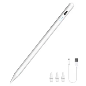 JEDOUBAL Stylus Pen for iPad 2018-2025, USB-C Fast Charging Pencil, Pixel-Perfect Tilt Sensitivity for iPad 11/10/9/8/7/6/A16, Mini 7/6/5, Air M3/M2 11"/13"/5/4/3, Pro M4 13"/12.9″/11″