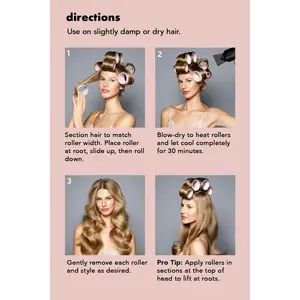 Magnetic Hair Roller Pins Set 24-Pack