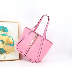 H154-The new big tote bag women quality crocodile handbag for ladies