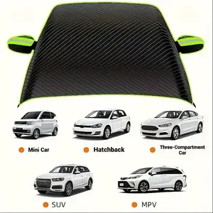 Winter Car Essential – Fit for All Vehicles Windshield Cover, Durable Oxford Fabric with UV Protection & Snow Shield, Easy Installation, Flexible Design & High-Quality Material, Reliable for Winter Driving & Snowy Road Safety